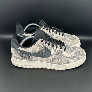 Nike‎ Air Force 1 '07 LXX 'Black Metallic Pewter' Women’s Sz 12